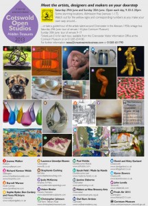 Poster for Cotswold Open Studios 2013