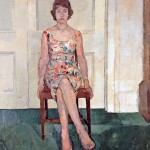 Euan-Uglow - 'Susan Sitting'. 1957