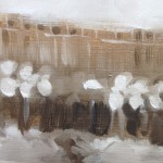 Detail from 'Homage to Euan Uglow' - oil painting by Helen Davison