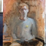 oil portrait progress shot