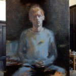 oil portrait progress shot