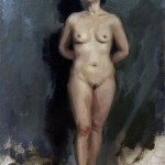 Figure painting by Helen Davison