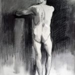 Charcoal figure drawing - Helen Davison