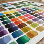 Oil painting colour chart