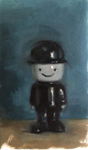 "Fred the Flour Man", oil on Arches oil paper