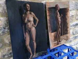 Figure painting by Helen Davison Bradley